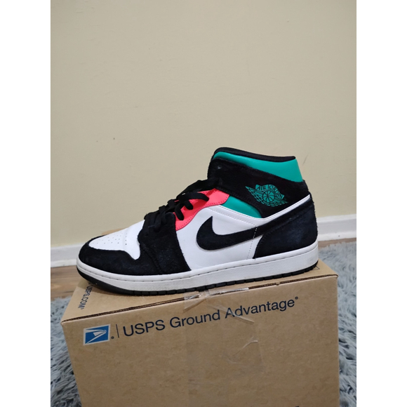 Air Jordan 1 SE Mid 2016 South Beach Size 11.5 Sneakers 852542-116 Sneakers - Picture 9 of 11